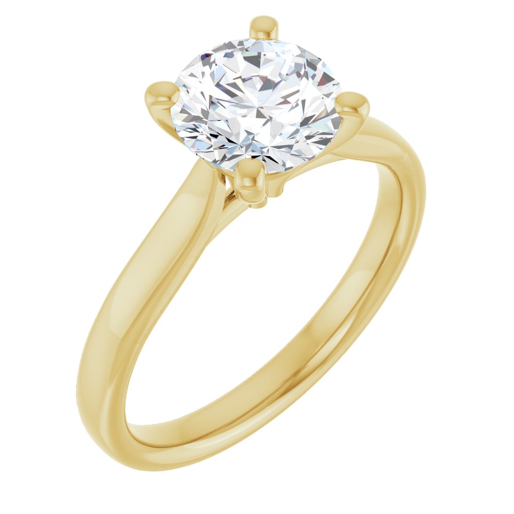 Round Diamond Solitaire Engagement Ring