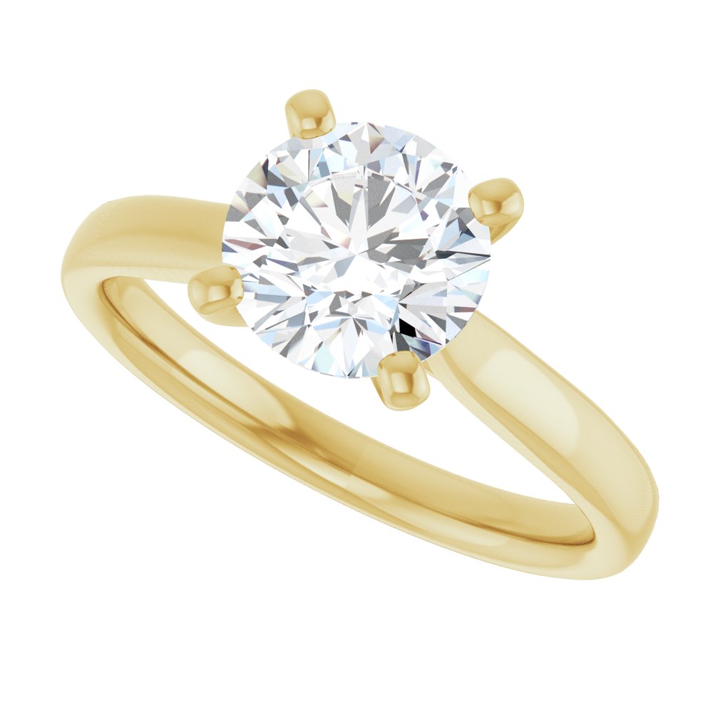 Round Diamond Solitaire Engagement Ring