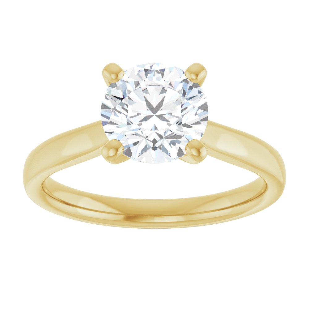Round Diamond Solitaire Engagement Ring