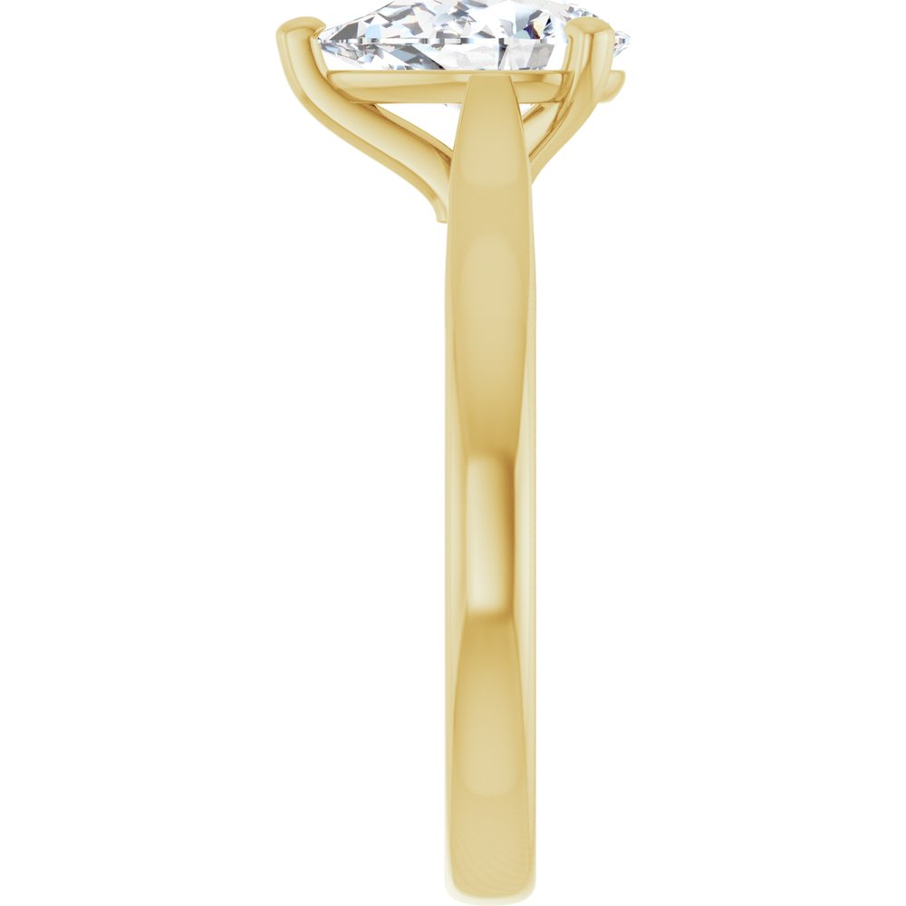 Pear Diamond Solitaire Engagement Ring