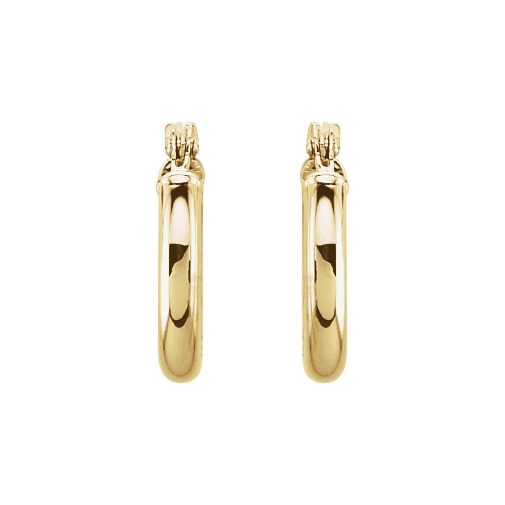 Tube Hoop Earrings