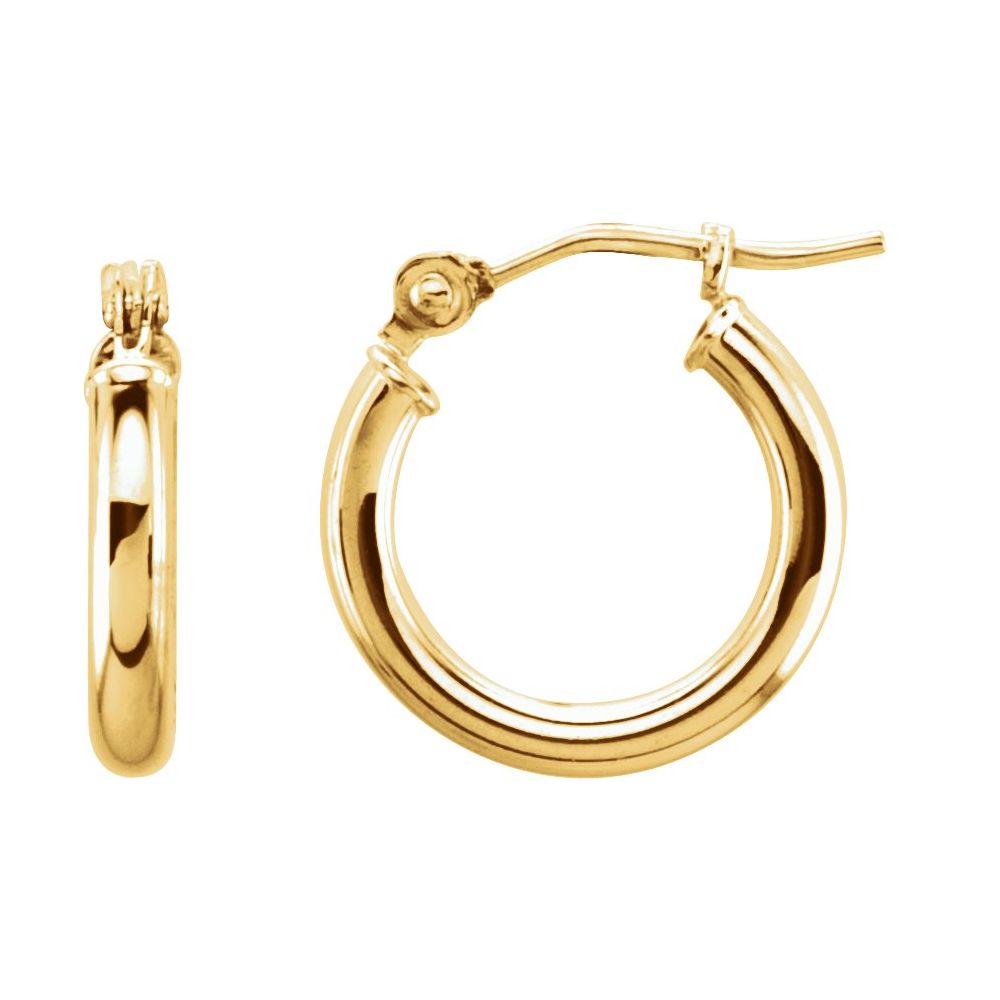 Tube Hoop Earrings