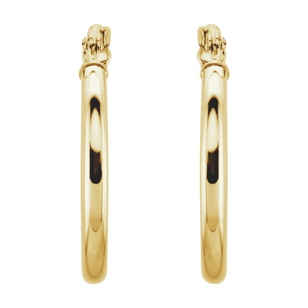 Tube Hoop Earrings