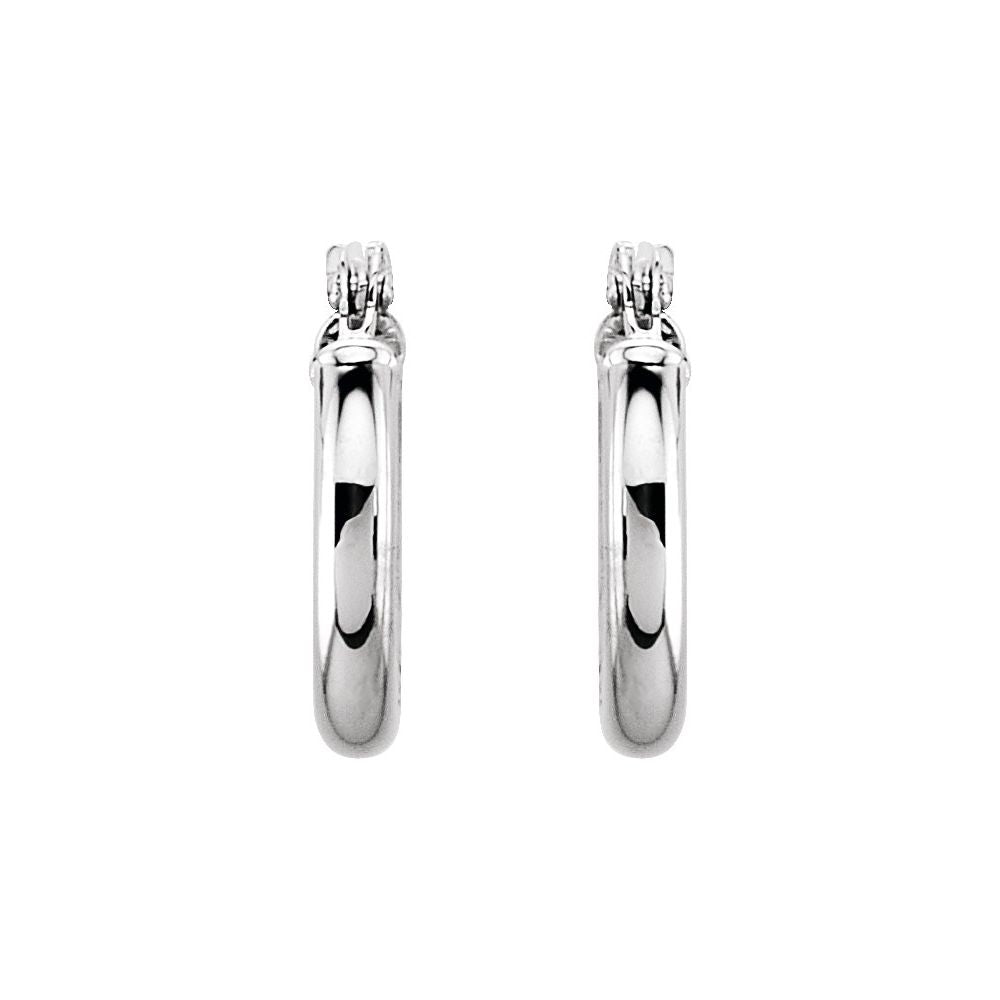Tube Hoop Earrings