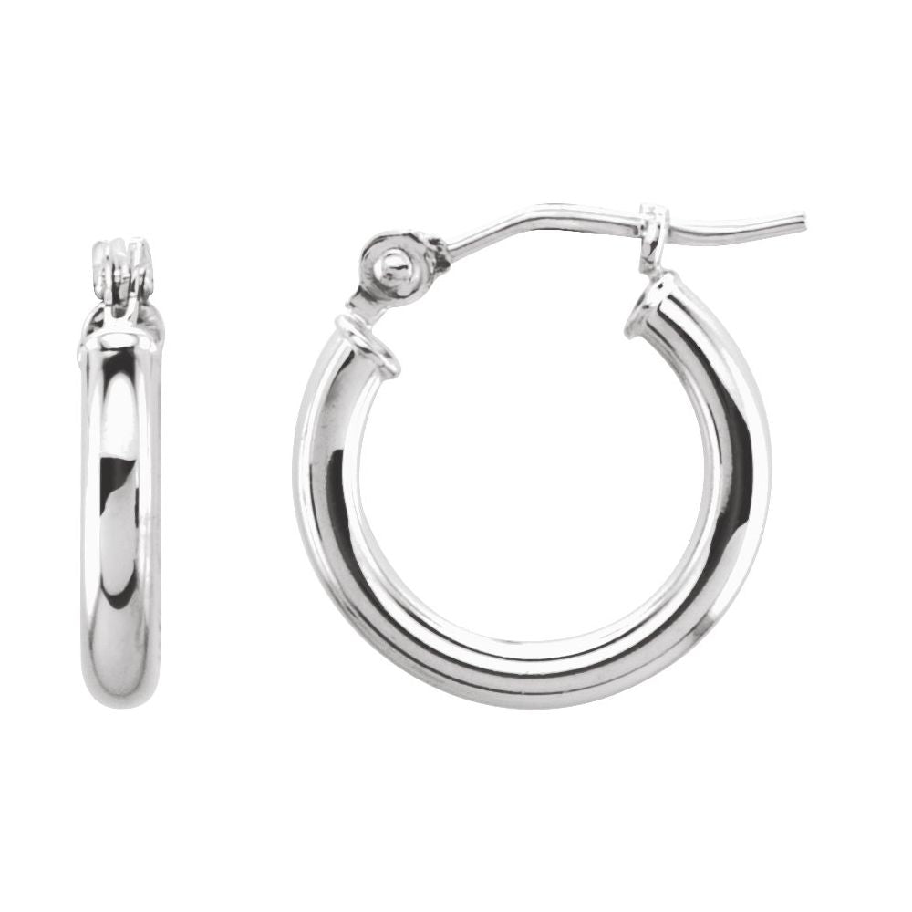 Tube Hoop Earrings
