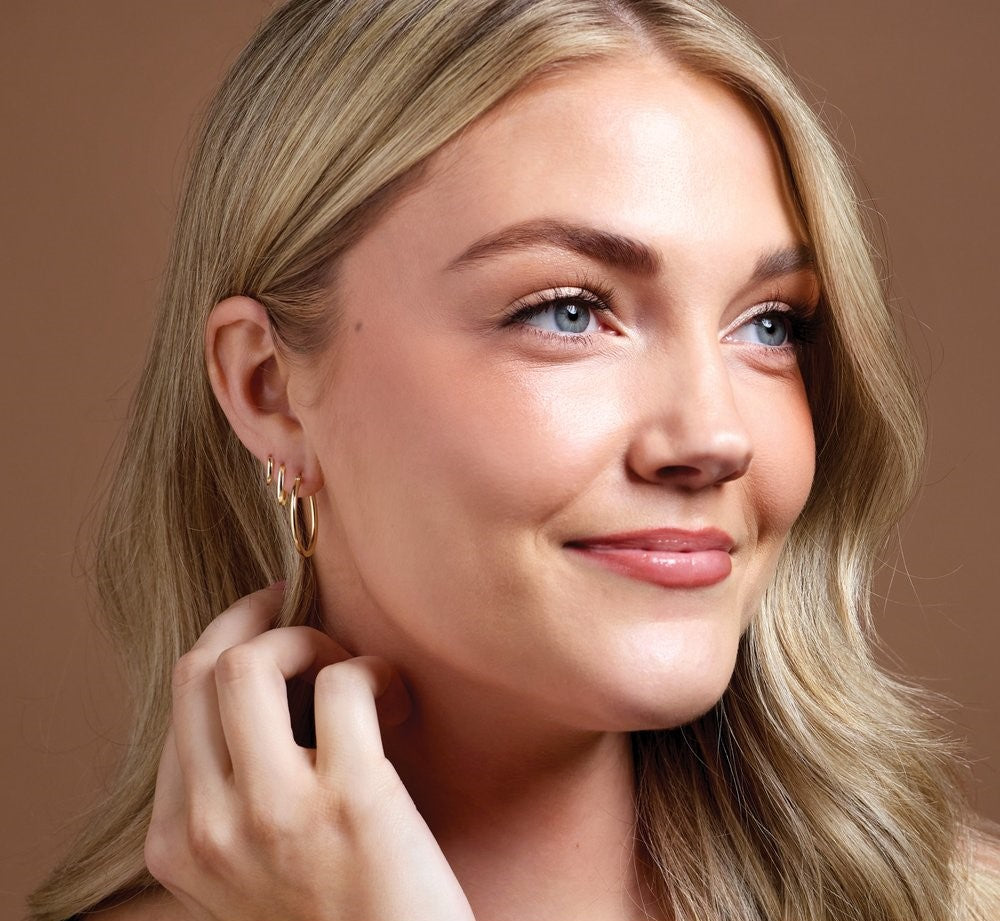 Tube Hoop Earrings