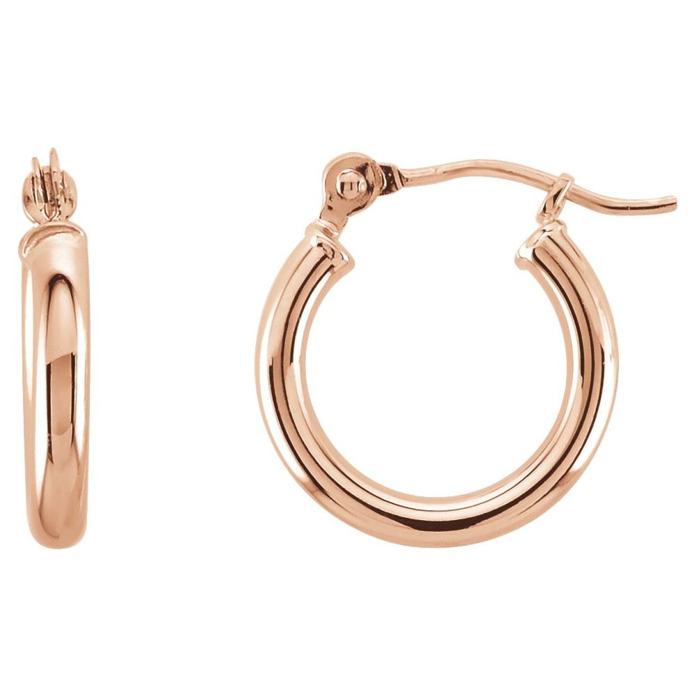 Tube Hoop Earrings