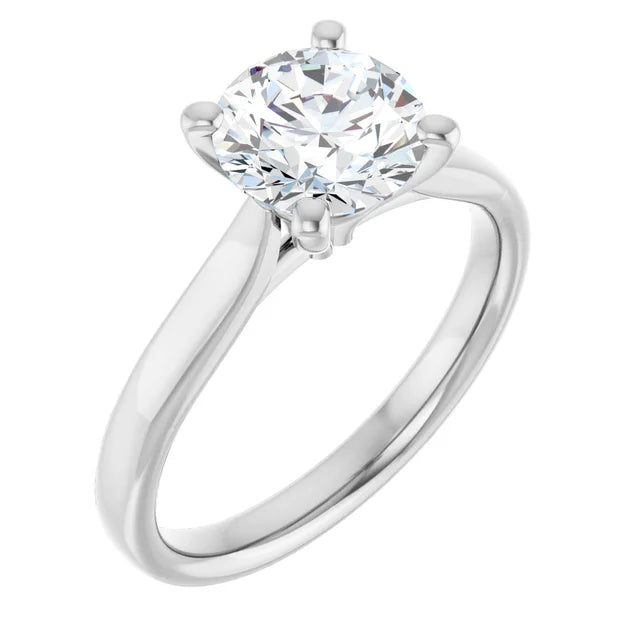 Round Diamond Solitaire Engagement Ring