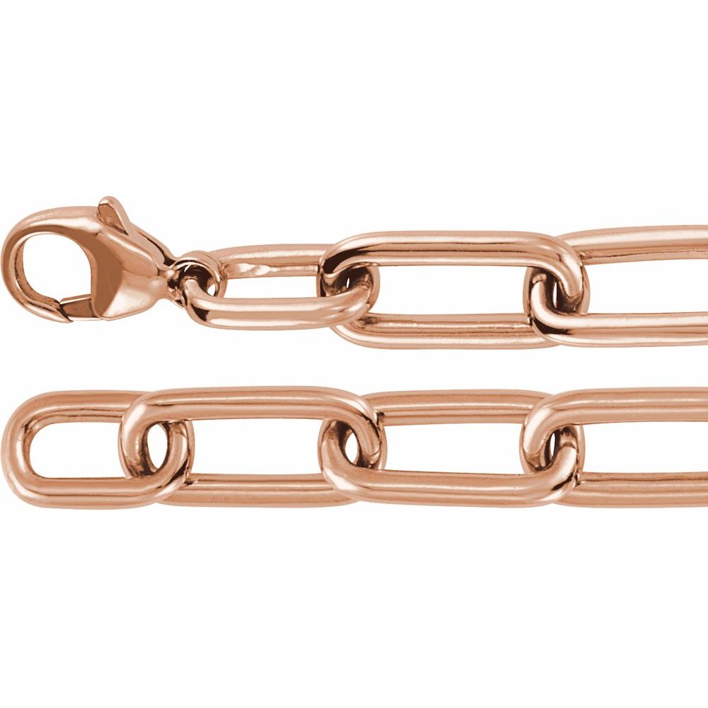 Diamond Paperclip Chain Bracelet