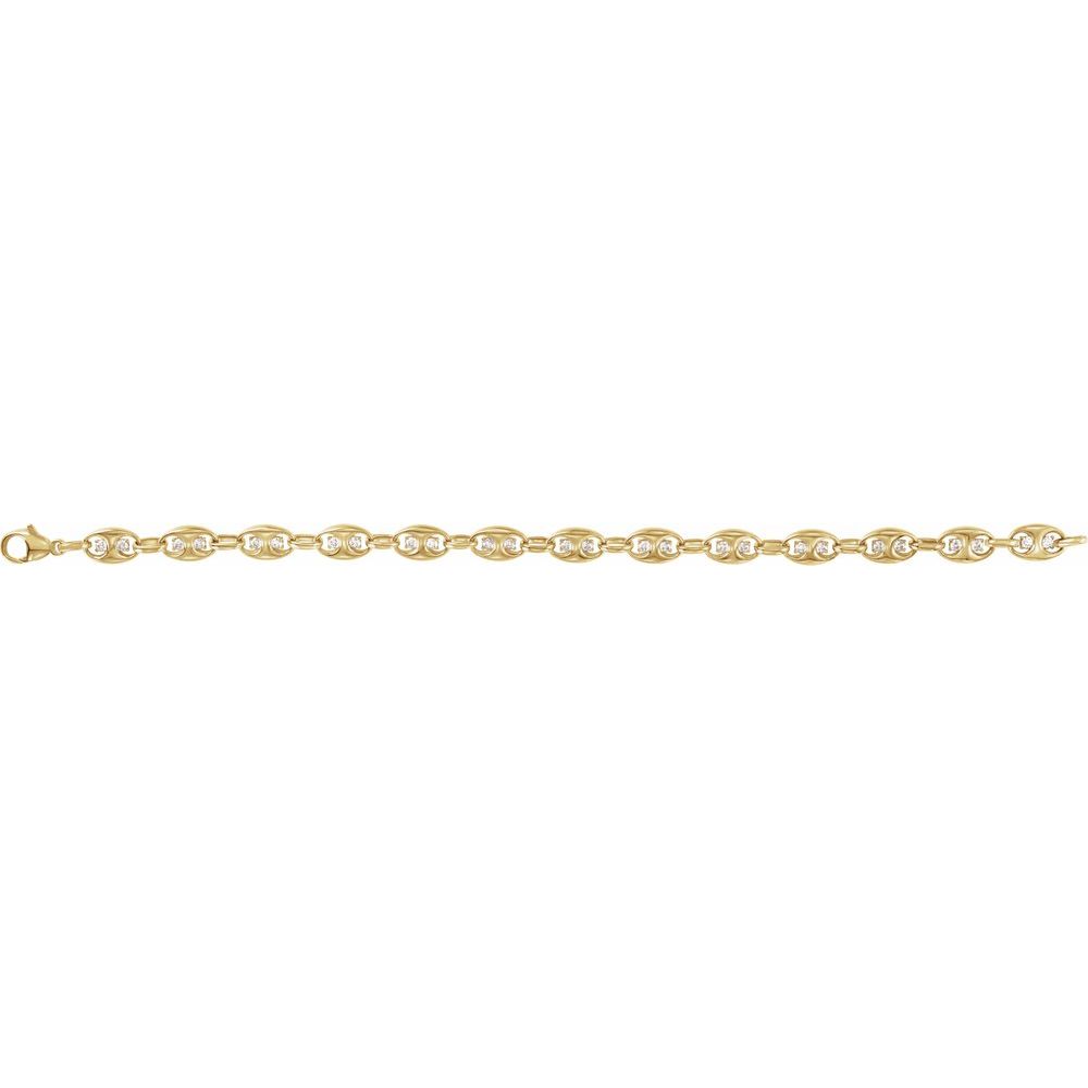 Diamond Mariner Link Bracelet