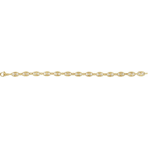 Diamond Mariner Link Bracelet