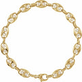 Diamond Mariner Link Bracelet
