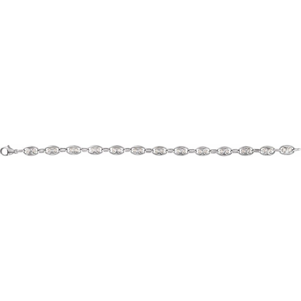 Diamond Mariner Link Bracelet